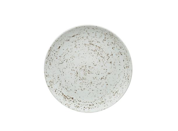 POTTERY tallerken coupe Ø:280mm Dekor: Unique Light Grey